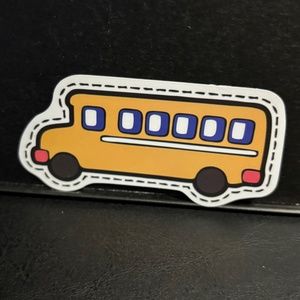 YELLOW SCHOOL BUS STICKER